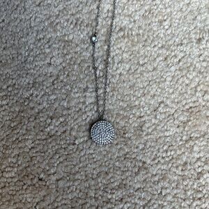 Michael Kors Sparkling Silver Necklace
